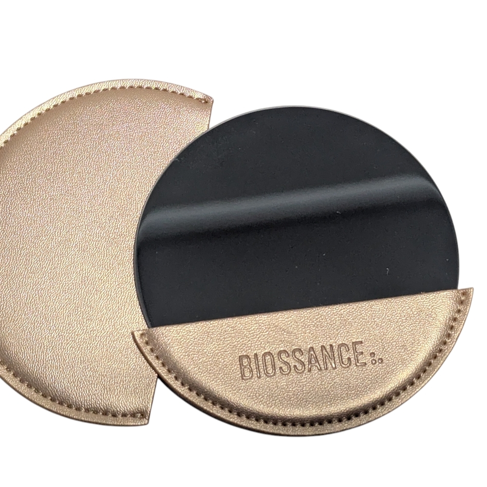 New Biossance Pocket Mirror Bronze Rose Gold